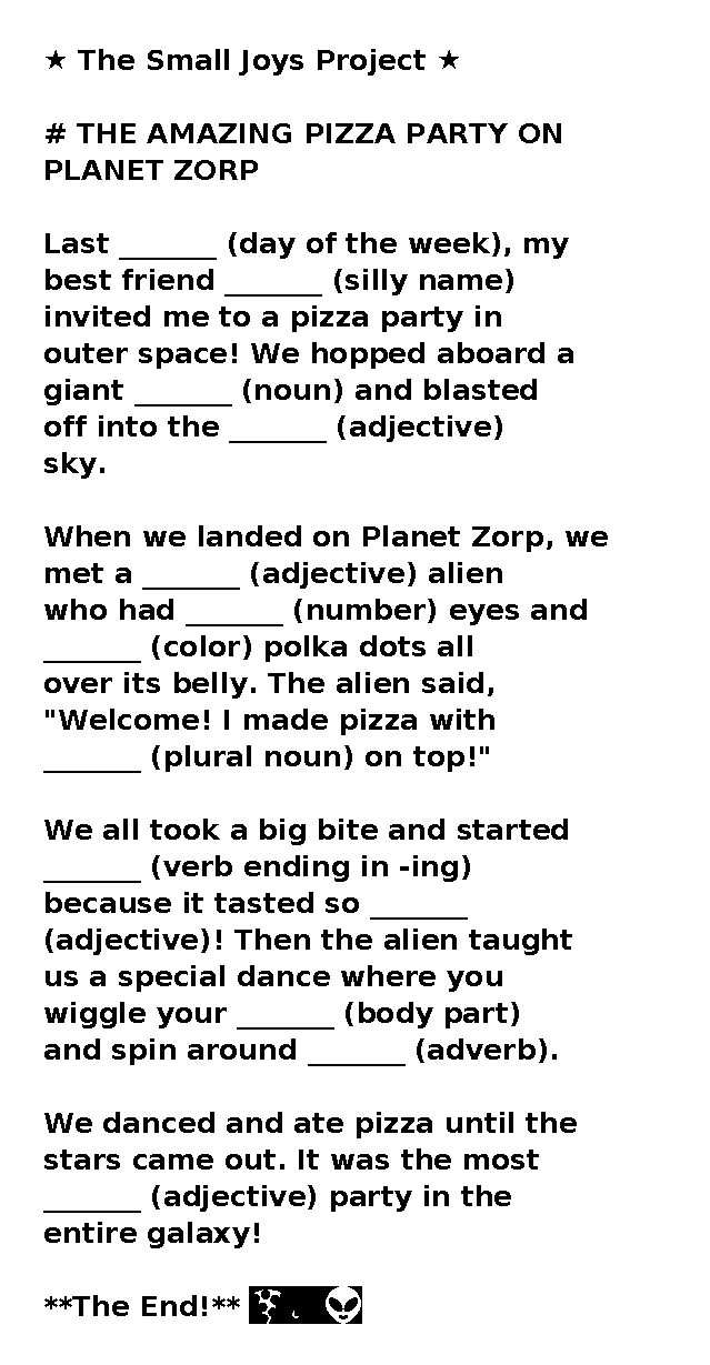Mad Libs