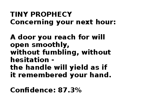 Tiny Prophecy